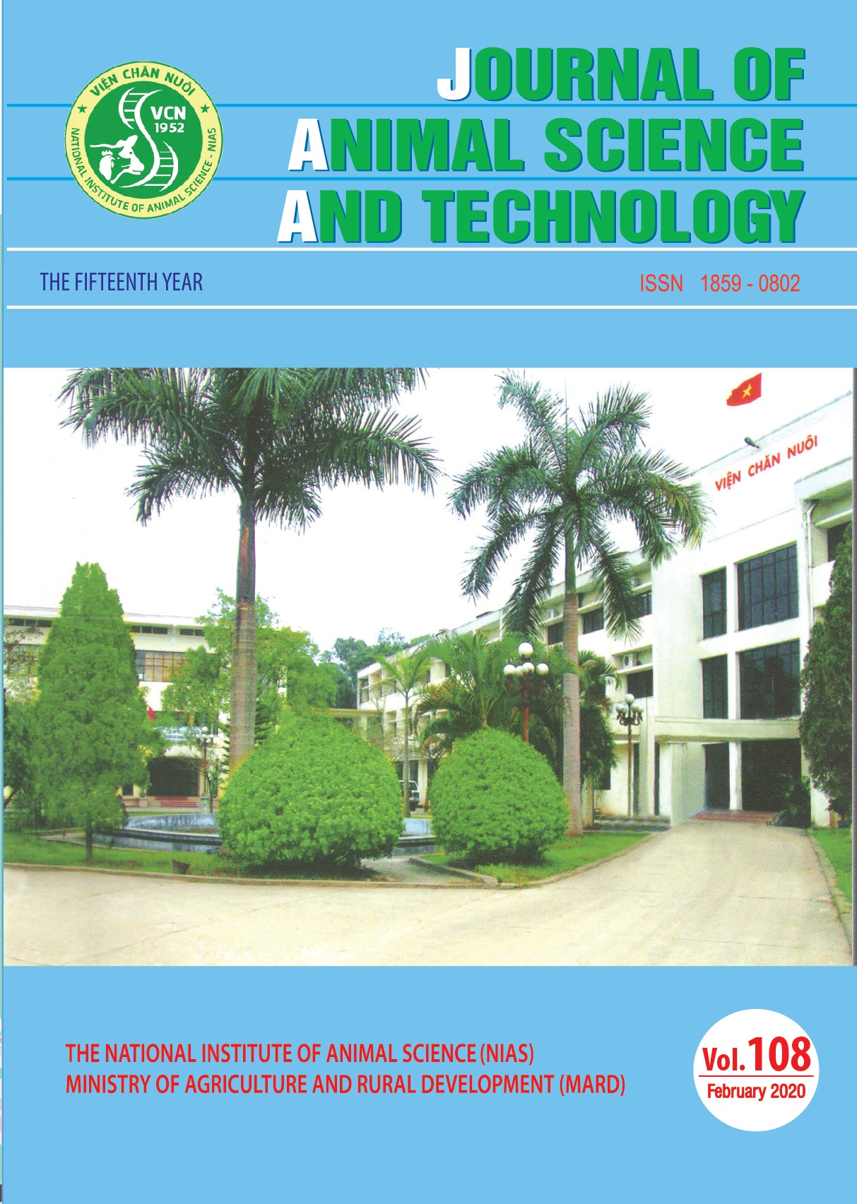 Thông tin tạp chí Khoa học Công nghệ chăn nuôi