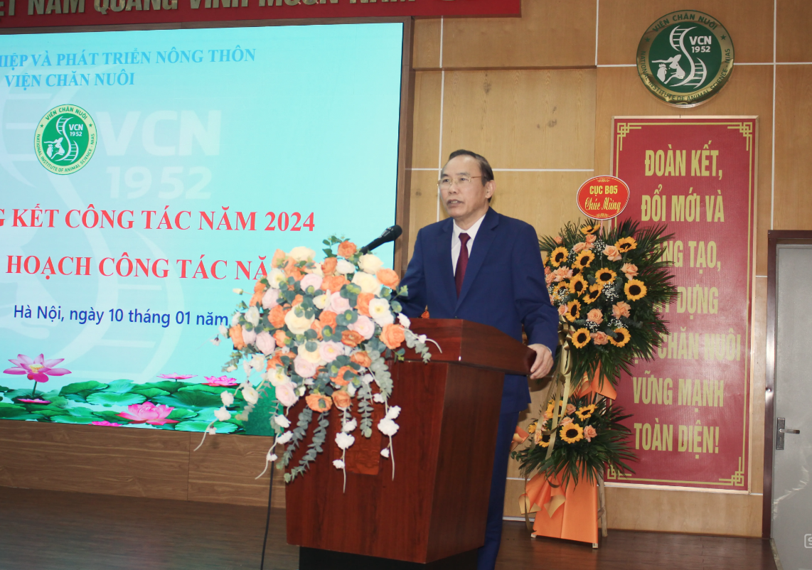 Viện Chăn nuôi tổng kết công tác năm 2024 và triển khai kế hoạch công tác năm 2025