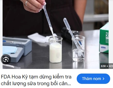 FDA Hoa Kỳ tạm dừng kiểm tra chất lượng sữa trong bối cảnh cắt giảm nhân sự