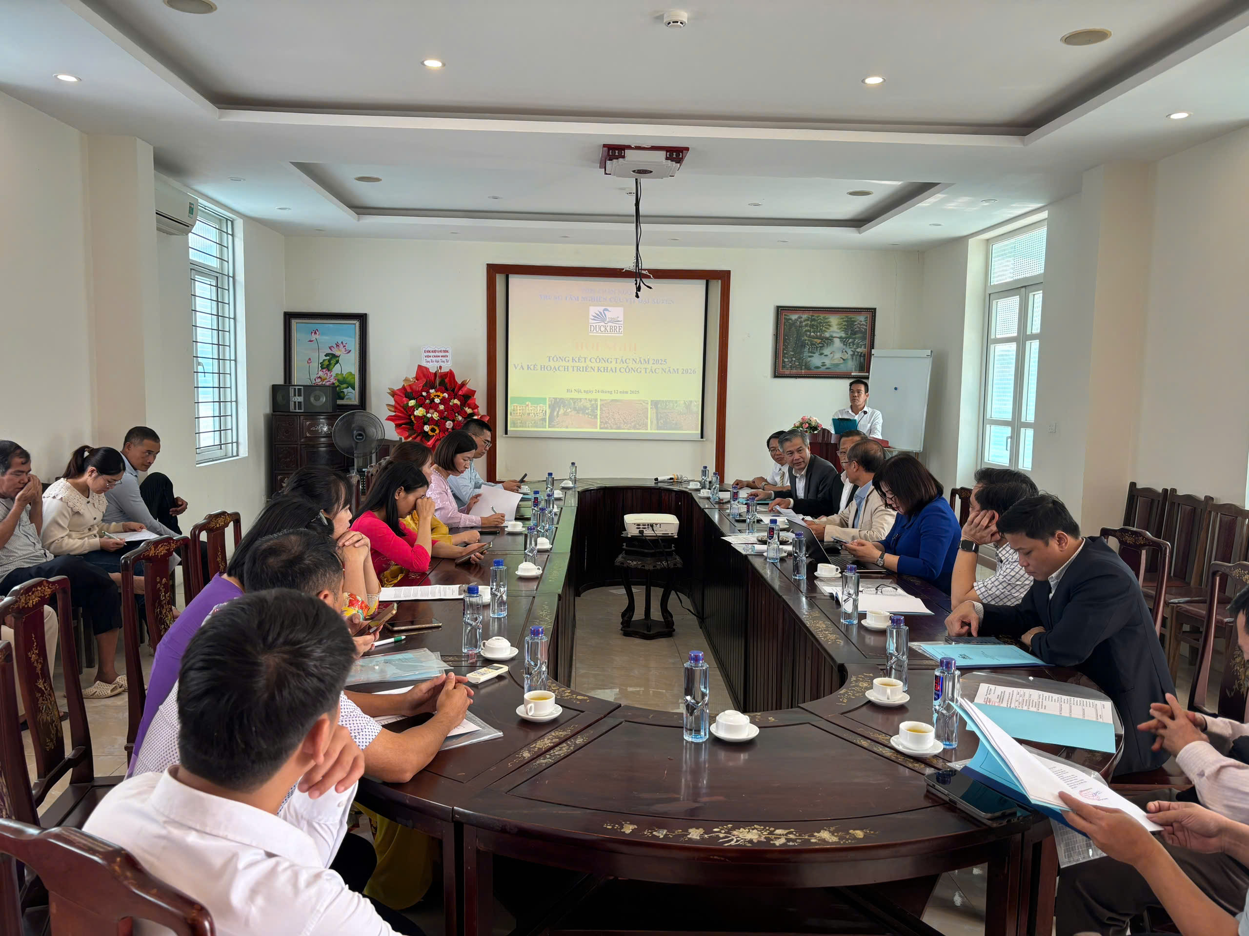 Trung tâm nghiên cứu vịt Đại Xuyên tổ chức hội nghị tổng kết công tác năm 2025