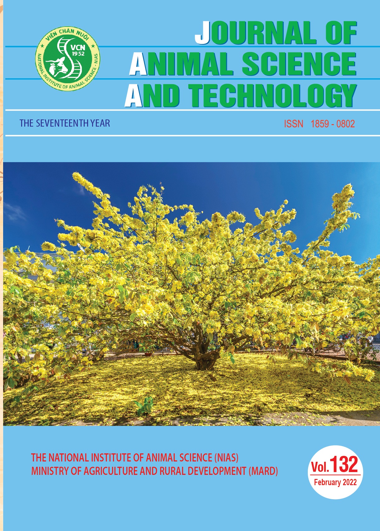 Journal of Animal Science and Technology – Vol 132. February, 2022