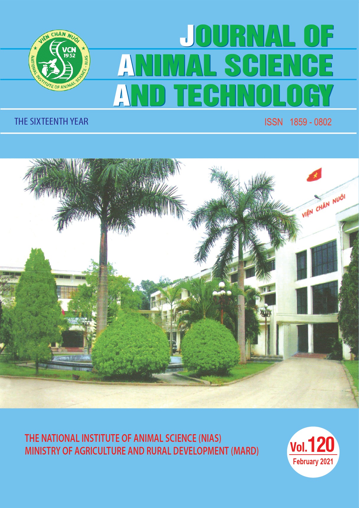 Journal of Animal Science and Technology – Vol 120. February, 2021