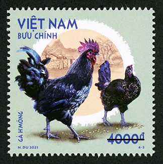 Giới thiệu bộ tem “Gà bản địa Việt Nam”