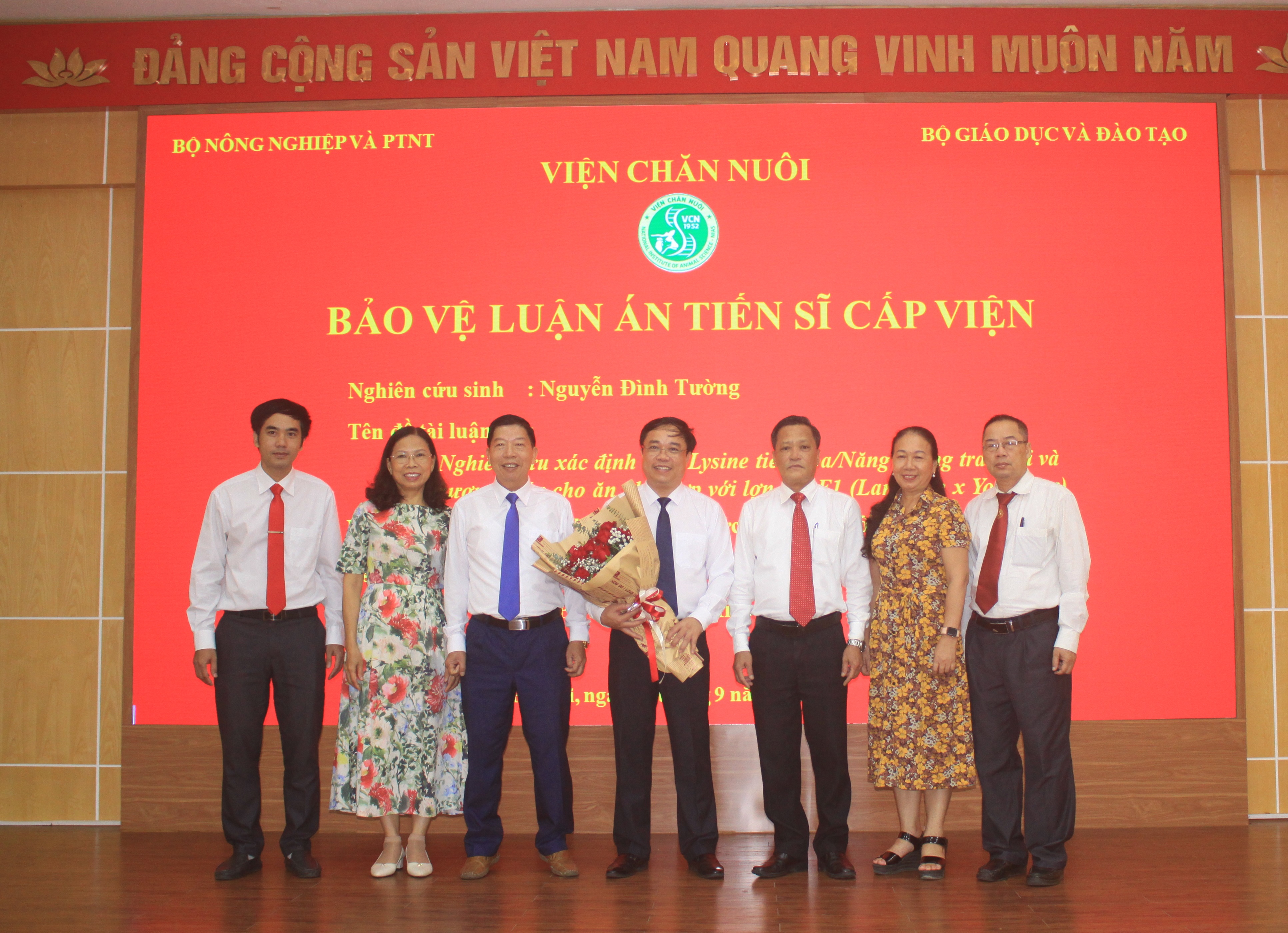 Kết quả đánh giá luận án Tiến sĩ cấp Viện của nghiên cứu sinh Nguyễn Đình Tường