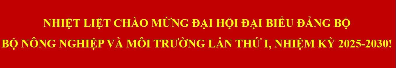 Đại hội Đảng Bộ NN và MT